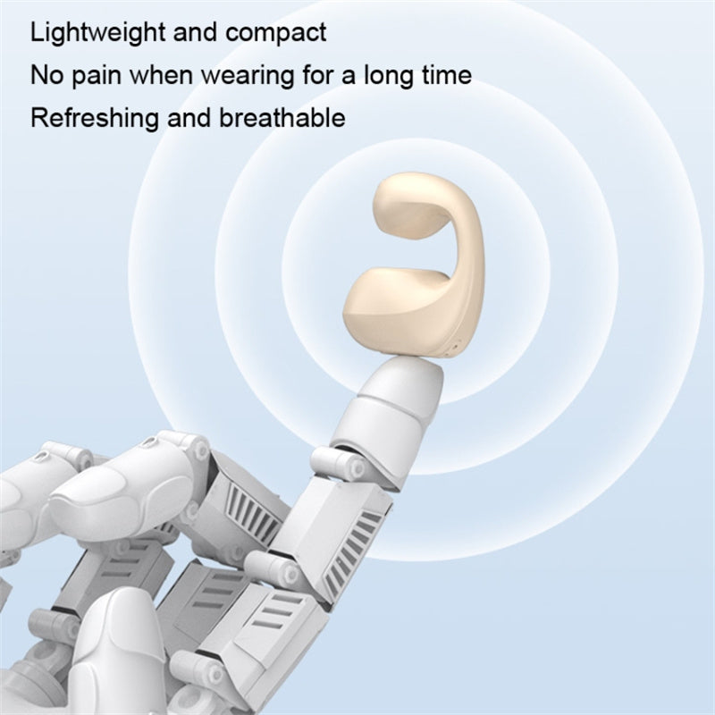 V50 Single-Ear Headset Bluetooth Wireless Bone Conduction Clip-on Headphone Sport Running Earphone V50 Single-Ear Headset Bluetooth Wireless Bone Conduction Clip-on Headphone Sport Running Earphone